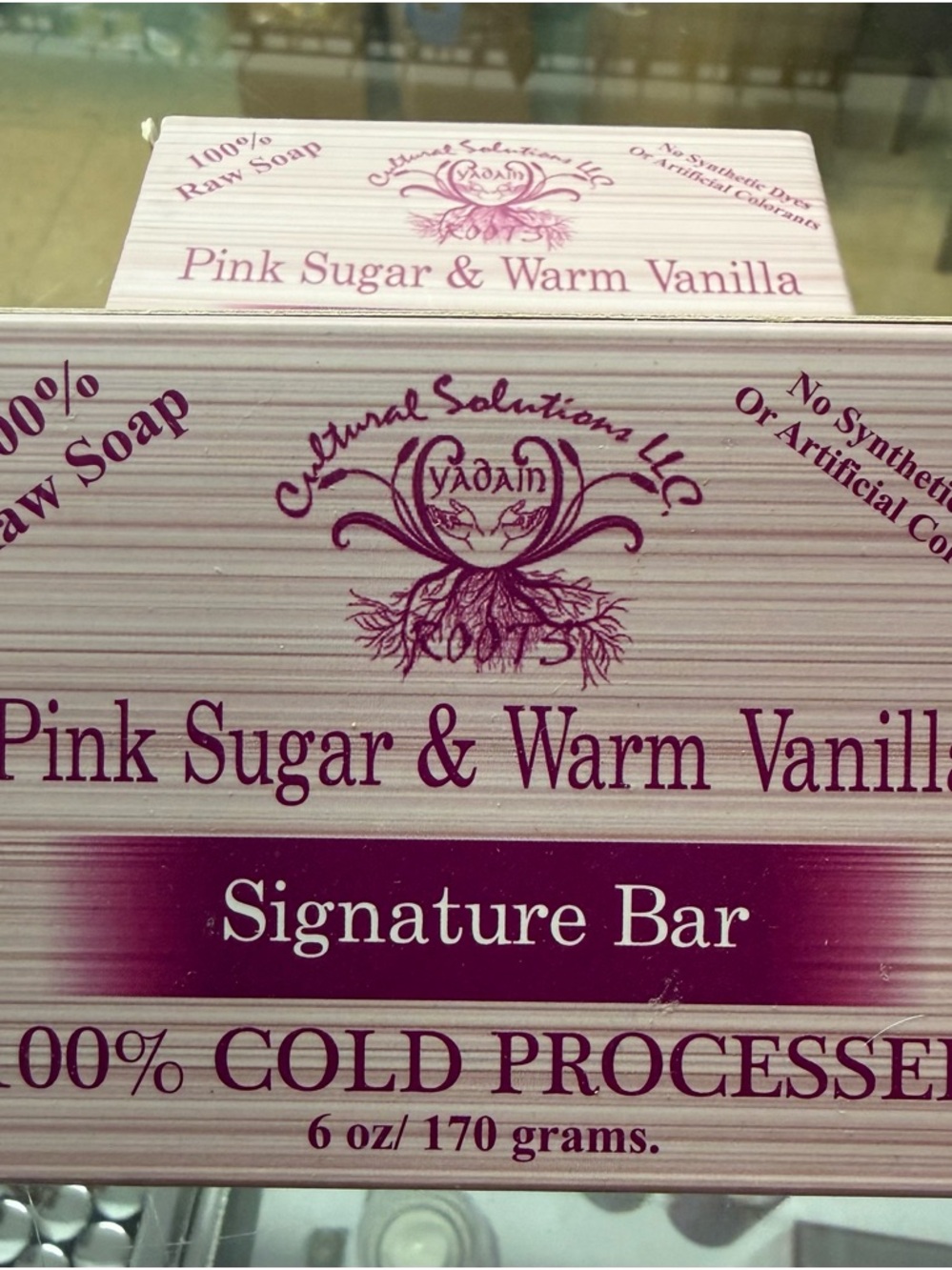 Cultural Solutions Pink Sugar & Warm Vanilla Signature Bar Soap 6 oz/170 grams